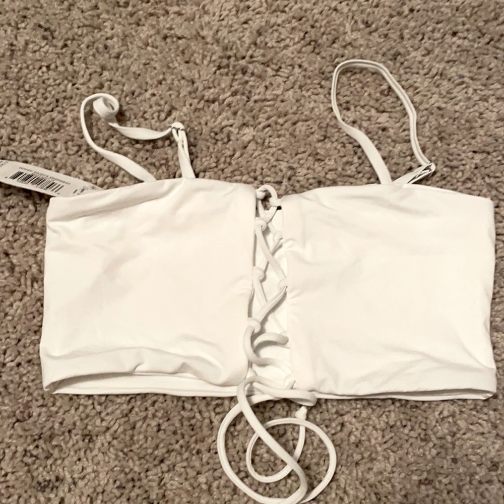 White Dippin Daisy swim top